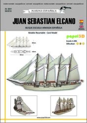 Viermastrahschoner Spanischer Marine Juan Sebastian Elcano (1927) 1:200