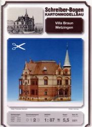 Villa Braun aus Metzingen als Ka...
