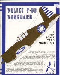 Vultee P-66 Vanguard (chinesische oder US-Kennzeichnung) 1:24