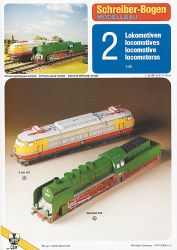 Zwei Lokomotiven (E-Lok 103 und ...
