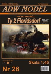 PKP Dampflok Ty-2 + Tender Floridsdorf 1:45 extrem!