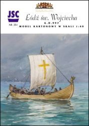Boot des St. Adalbert + Helling 1:40 übersetzt, Erstausgabe