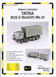 Containerträger TATRA 815-2 Multilift Mk. IV 1:32 (Nr. 77) Ripper-Works