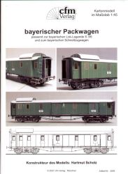 Bayerischer Packwagen als Karton...