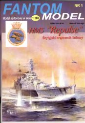 berühmter Linienkreuzer HMS Repulse (1941) 1:300 extrem, ANGEBOT