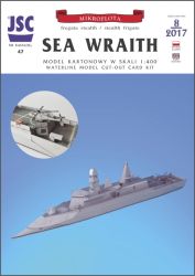 britische STEALTH-Fregatte SEA WRAITH aus dem Jahr 1999 1:400 (Ausgabe 2017)