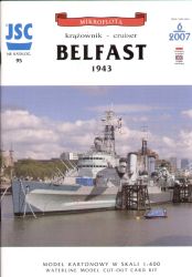 britischer Kreuzer HMS Belfast (1943) +2 Flugboote Walrus 1:400