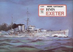 britischer Schwerkreuzer HMS Exe...