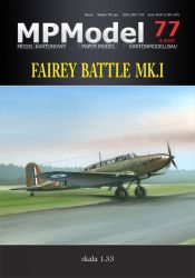 britisches leichtes Bombenflugzeug Fairey Battle Mk. I (300. Squadron der RAF, 1940) 1:33