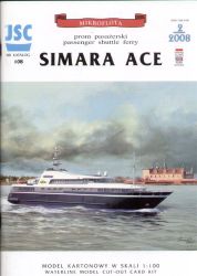dänisches Passagierfähschiff Simara Ace (Bj. 2007) 1:100
