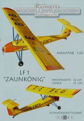 das Langsamflugzeug LF 1 "Zaunkönig" (1940) 1:24 mit Anklapp-Mechanismus