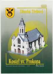 Kirche des Heiligen Prokop aus Dlouhá Třebová (Langentriebe) aus dem Jahr 1909 1:160 (Spur N)