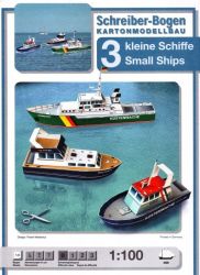 drei kleine Schiffe 1:100 einfach, deutsche Anleitung