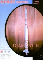 französische Trägerrakete Diamant B 1:33 übersetzt