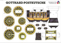 Die Gotthard-Kutsche, die Coupe ...