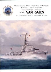 holländischer Zerstörer Hr.Ms. Van Galen (ex HMS Noble) 1:250