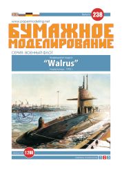 holländisches U-Boot Walrus aus dem Jahr 1992 1:200 übersetzt