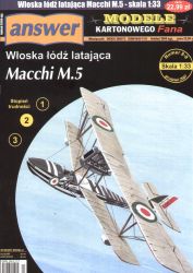 italienisches Flugboot Macchi M.5 (1917) 1:33