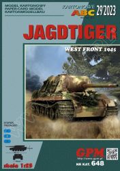 Panzerjäger „Tiger“ (Jagdtiger) Ausf. B (Sd. Kfz. 186) 1:25 extrem²