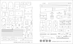 Spanten-/Detailsatz für US-Kampfhubschrauber Bell/Fuji AH-1S COBRA 1:33 KK Nr. 40