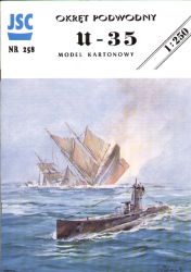 kuk U-Boot U-35 (1915) 1:250, übersetzt ANGEBOT