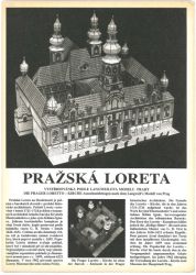 Prazska Loreta / das Prager Loreto auf der Grundlage des Langweiler Modells von Prag, deutsche Bauanleitung, ANGEBOT