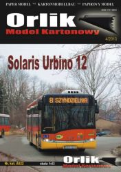 Stadtbus Solaris Urbino 12 Hybrid Verkehrsbetriebe Bielsko-Biala 1:43