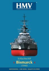 Panzerschiff Bismarck (1940) Tarnbemalung 1:250 deutsche Anleitung,  Angebot