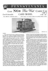 Class N6B Mae West Cabin Car (Holzkabinenwagen) Nr. 982137 der Pennsylvania Railroad 1:22,5 (Spur 0)