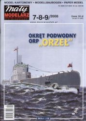poln. U-Boot ORP Orzel (1939) 1:100 mit Teil-Inneneinrichtung!