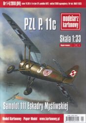 polnisches Jagdflugzeug PZL P.11c (1939) 1:33