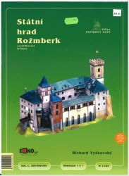 die legändere Nummer 001 des tschechischen Verlages ErkoTyp - Státní hrad Rozmberk / Burg Rozenberg 1:165