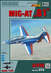 russischer Trainer MiG-AT „weiße 81“ 1:33 extrem präzise