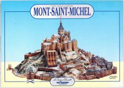 befestigte Abtei Mont-Saint-Michel (Normandie/Frankreich) 1:500