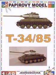 sowjetischer Panzer T-34/85 1:48 einfach