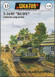 sowjetischer mittlerer Panzer T-34/85 "Rudy" 1:32 einfach