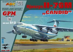 sowjetisches schweres Transportflugzeug Iljuschin Il-76M (Nato-Codename Candid) 1:50