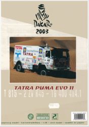 Tatra Puma Evo 11 T815 – 2 ZV R45 – 16 400 4x4.1 (Rallye Dakar 2003) 1:32 selten, ANGEBOT