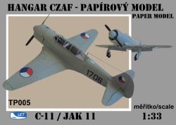 tschechoslowakischer Trainer C-11 (Lizenz Jak-11) 1:33 inkl. Kanzel!