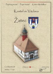 Kostel sv. Vaclava (St.-Wenzels-Kirche) aus Zatec / Tschechien (1684) 1:120